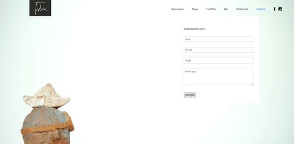 Tidru - Formulaire de contact