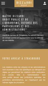 Bizzarri Avocat - Version mobile