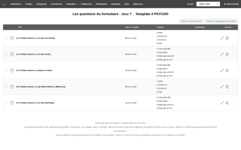 Eco Emo Tracker - Formulaires dynamique