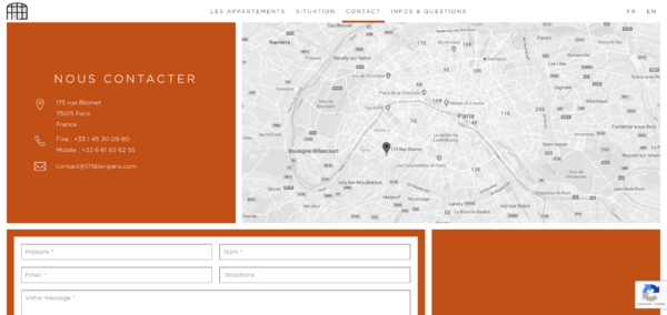 175 Blo - Page contact