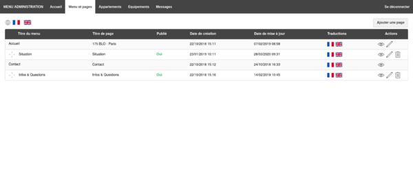 175 Blo - Administration des pages