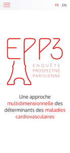 EPP3 - Page d'accueil mobile