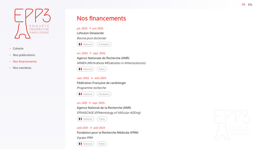 EPP3 - Page financements