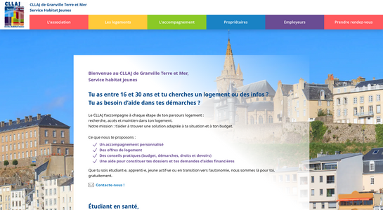 CLLAJ de Granville Terre et Mer - Page d'accueil