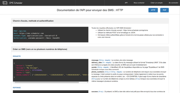 SMS Scheduler - API
